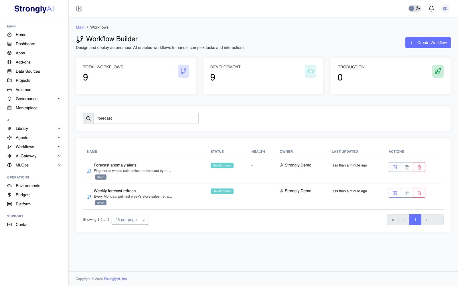 Workflow Builder